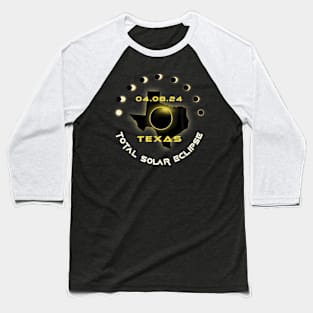 Texas Solar Eclipse 2024 Watch Total Eclipse Fans Baseball T-Shirt